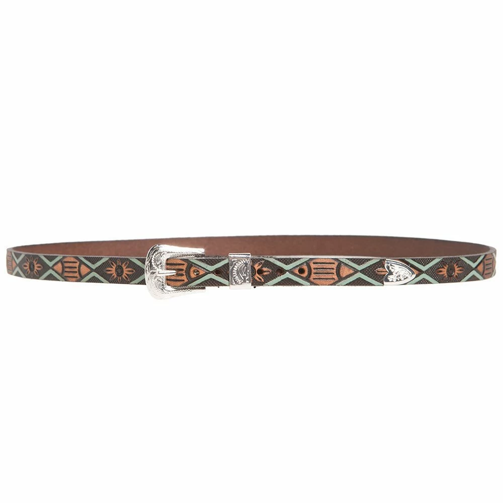 Aztec Hat Band With Buckle 3 Aztec Hat Band With Buckle