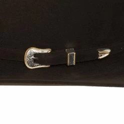 American Hats 10X Chocolate 4 /2in. Brim Open Crown Felt Cowboy Hat -NRS World Sales 10XCHOCS45 4