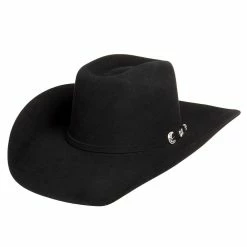 Resistol Cody Johnson By 15X Mold Breaker Black 4 1/4in. Brim Felt Cowboy Hat