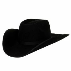 Resistol Resistol 4X Tuff Hedeman Holt B Black Felt Cowboy Hat
