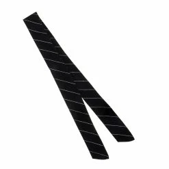 Gigi Pip Black Striped Linen Fabric Hat Band