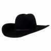 Ariat Black 6X 4 1/4in. Brim Cattleman's Precreased Felt Cowboy Hat A7630401