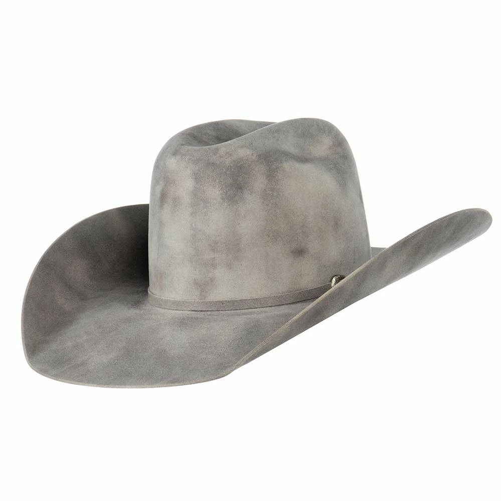 Jw Brooks Custom Hats Dark Smoke 50X 4 1/2in. Brim Open Crown Felt Cowboy Hat 3 Jw Brooks Custom Hats Dark Smoke 50X 4 1/2in. Brim Open Crown Felt Cowboy Hat