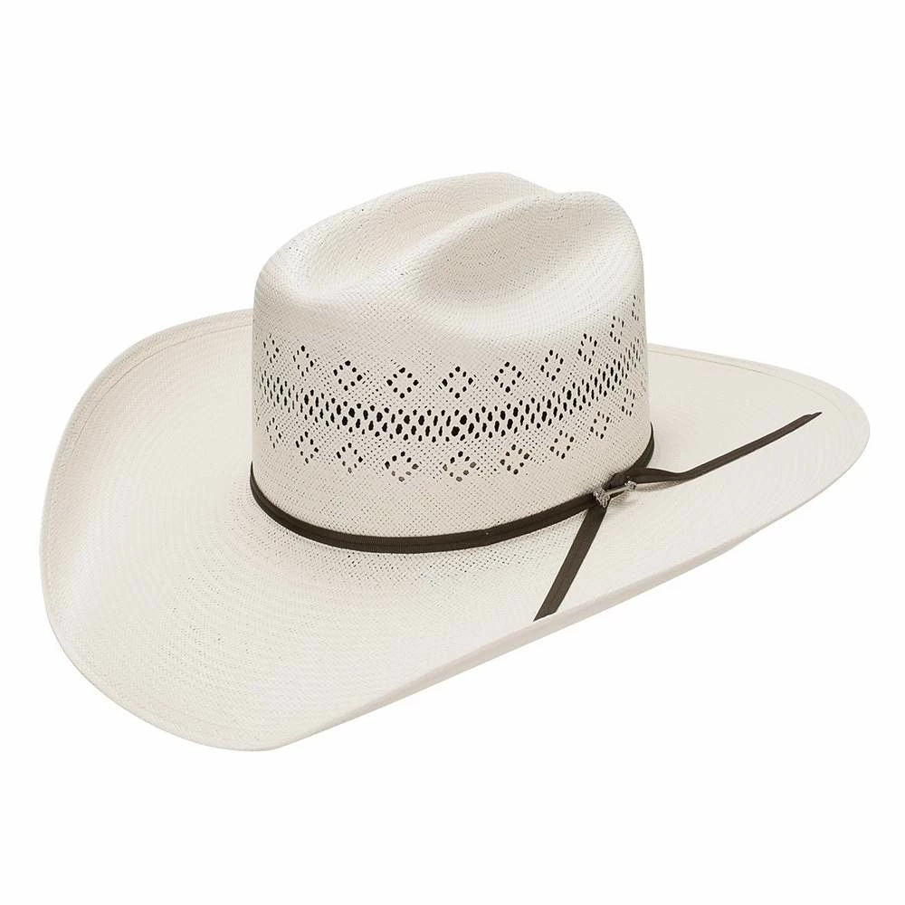 Stetson Hats 10X Baker 4 1/4in. Brim Precreased Straw Cowboy Hat 3 Stetson Hats 10X Baker 4 1/4in. Brim Precreased Straw Cowboy Hat