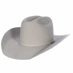 Resistol 40X Arena Silverbelly 4 1/4in. Brim Open Crown Felt Cowboy Hat