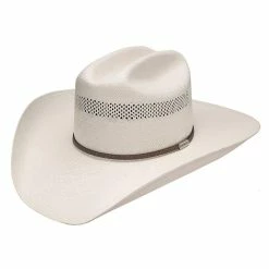 Stetson Hats 10X Plait 4 1/4in. Brim Straw Cowboy Hat