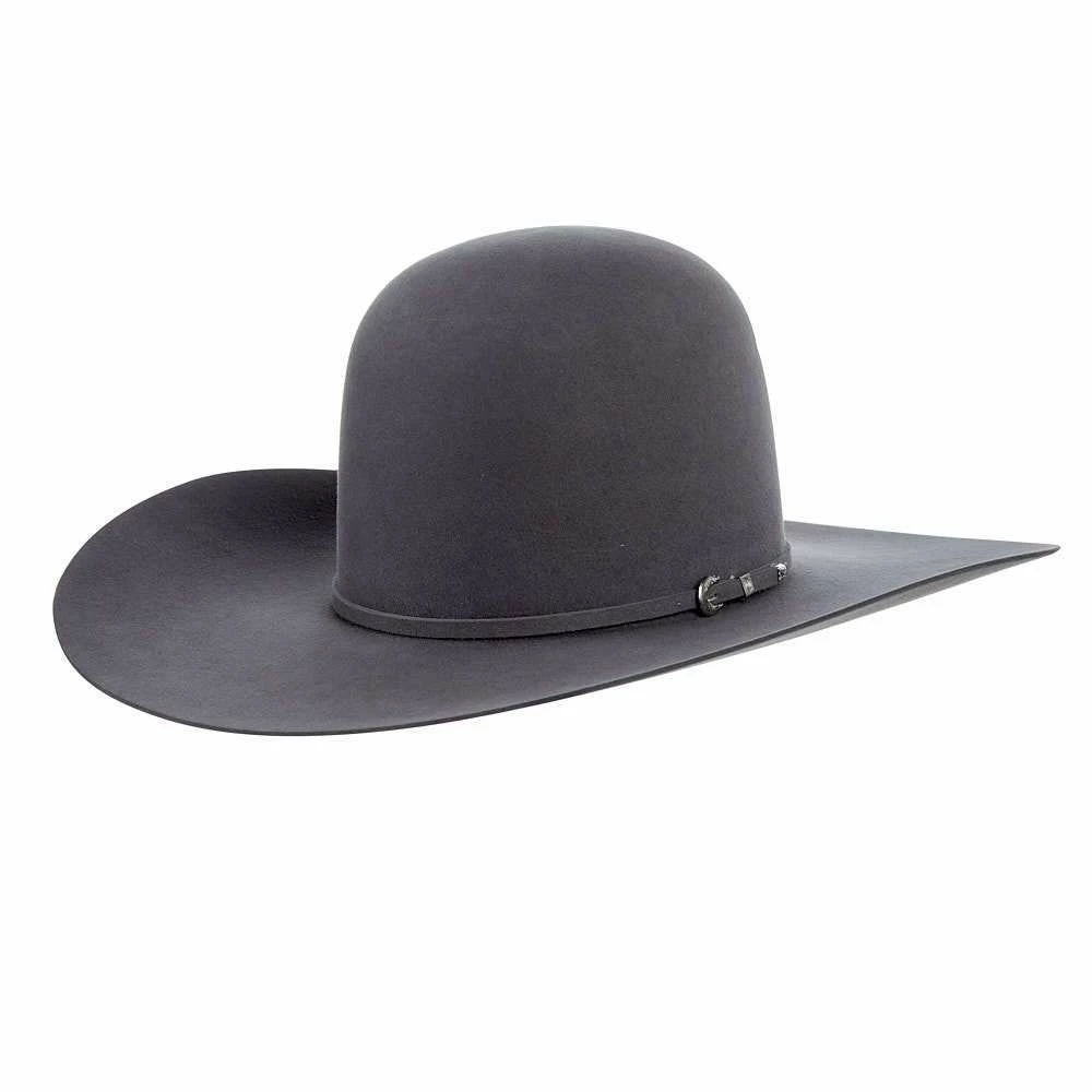 Rodeo King 10X Slate 4 1/2in. Self Band Open Crown Felt Cowboy Hat