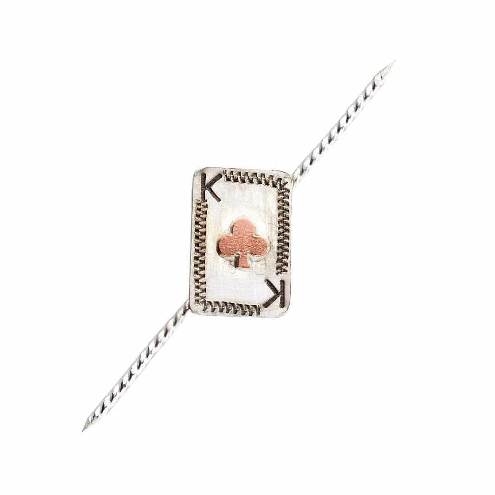 T5 Silver King Playing Card Double Ended Toothpick And Hat Accessory 3 T5 Silver King Playing Card Double Ended Toothpick And Hat Accessory
