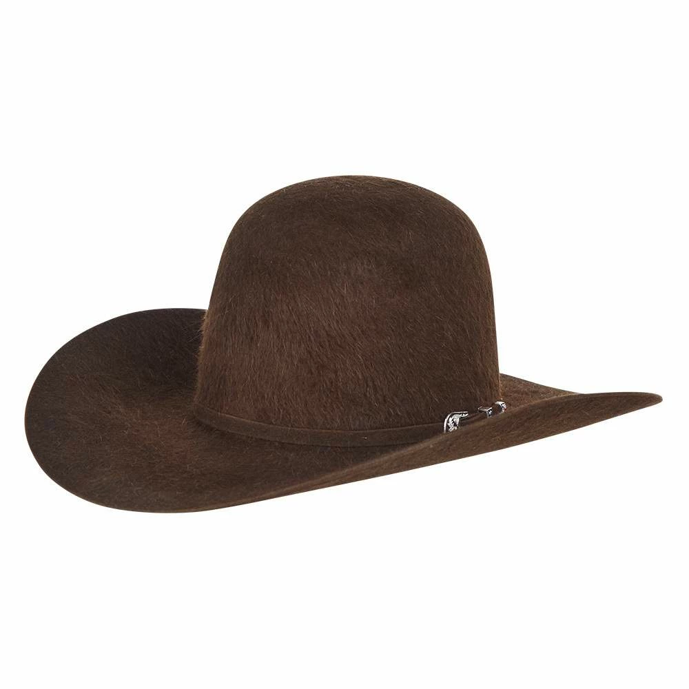 American Hats 20X Chocolate Grizzly Felt Hat 4 1/4in. Brim Felt Cowboy Hat