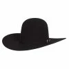 American Hats 40X Black Open Crown 4-1/4in. Brim Felt Cowboy Hat