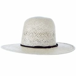 Rodeo King Jute Open Crown 4-1/4in. Brim Straw Cowboy Hat