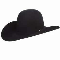 American Hats AHC 10X Midnight Blue Self Band 4 1/4in. Brim Round Oval Open Crown Felt Cowboy Hat