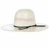 American Hats AHC 7104 Solid Weave Fancy Vent Ivory 4 1/4in. Brim Round Oval Open Crown Cowboy Hat 1 American Hats AHC 7104 Solid Weave Fancy Vent Ivory 4 1/4in. Brim Round Oval Open Crown Cowboy Hat -NRS World Sales 156308 default l