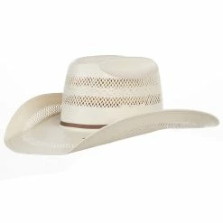 American Hats AHC 8100 Rancher Drilex Fancy Vent Ivory 4 1/4in. Brim Cowboy Hat