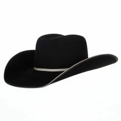 Resistol 4X Tuff Hedeman Black Snake Eyes Felt Hat