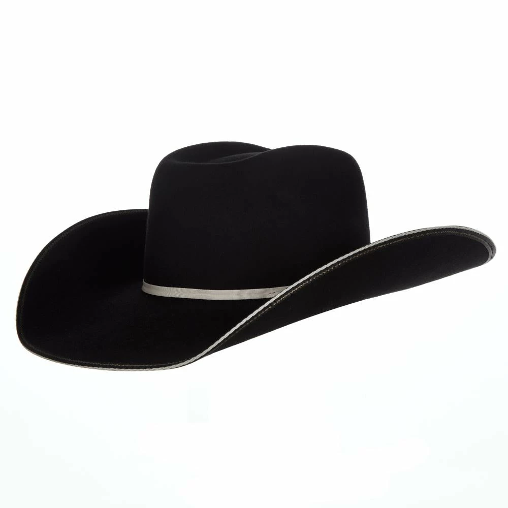 Resistol 4X Tuff Hedeman Black Snake Eyes Felt Hat