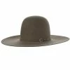 Resistol 30x Rough N Ready Natural 4 1/2 Inch Brim Open Crown Felt Cowboy Hat -NRS World Sales 160125 default l