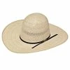 NRS 20X Two Tone With Single Row Vent 4 1/4 Inch Brim Open Crown Straw Cowboy Hat -NRS World Sales 161807 default l