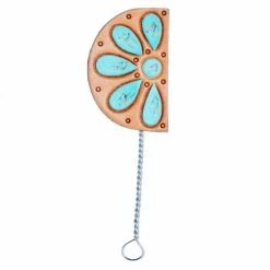 Mcintire Saddlery Turquoise Chunks Hat Pick