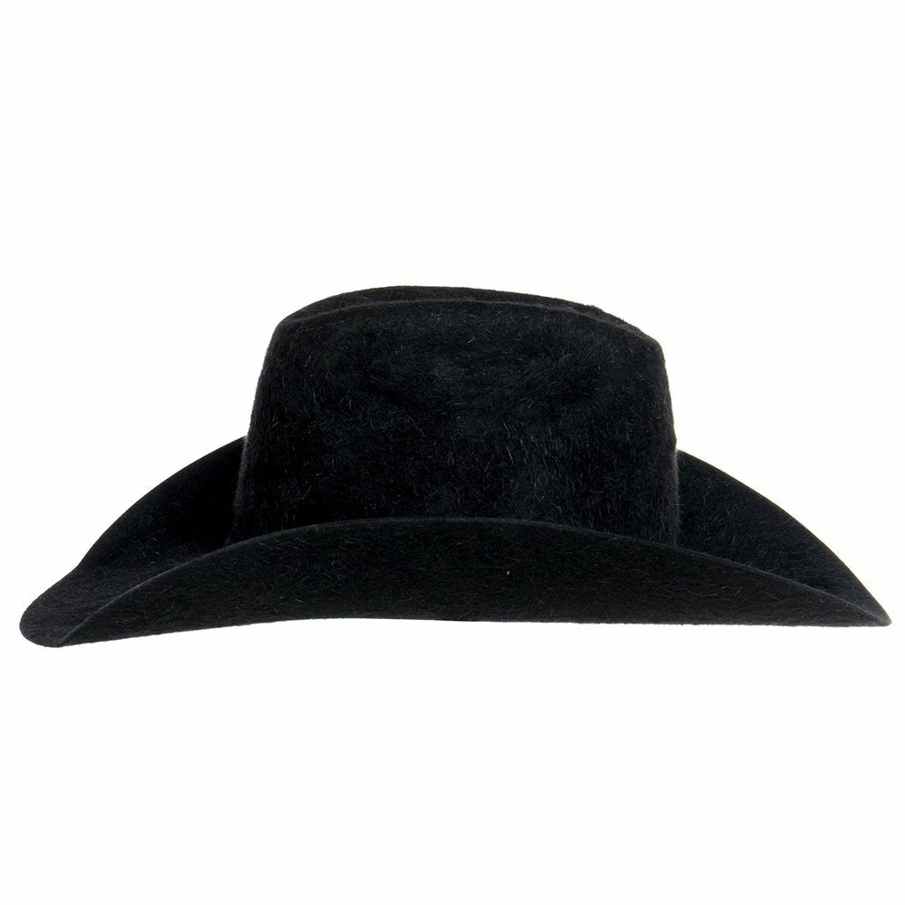 American Hats 20X Grizzly Black 4 1/4in. Brim Felt Cowboy Hat - Image 3