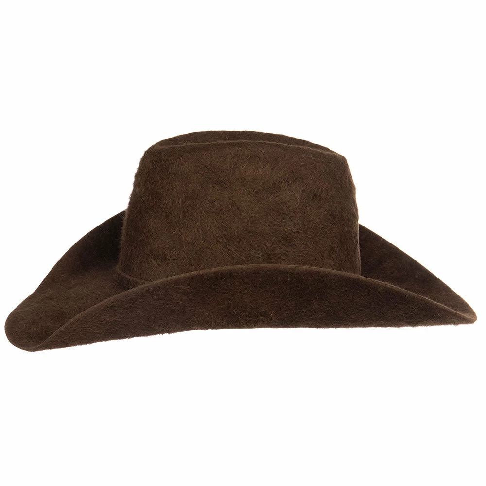 American Hats 20X Chocolate Grizzly Felt Hat 4 1/4in. Brim Felt Cowboy Hat - Image 5