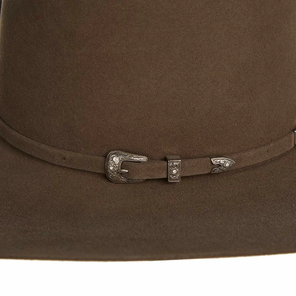 American Hats AHC 20X Pecan 5in. Brim Open Crown Felt Cowboy Hat - Image 2