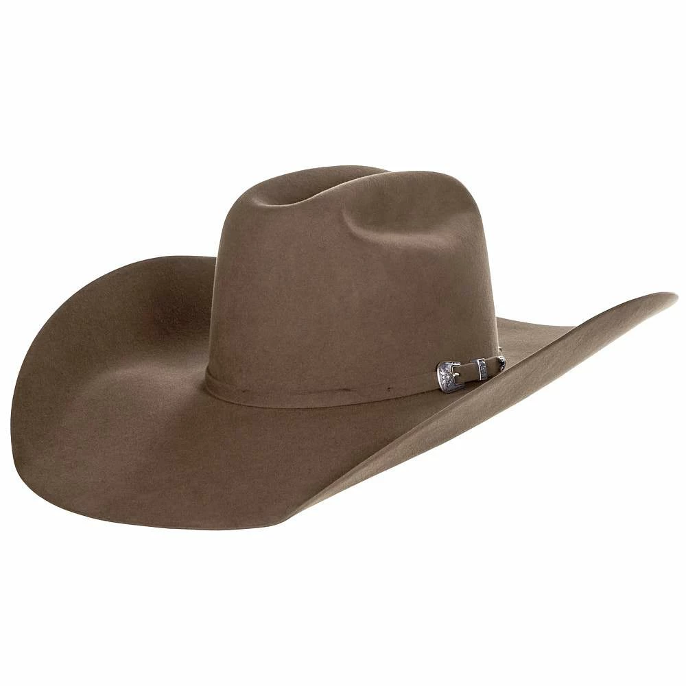 American Hats AHC 20X Pecan 5in. Brim Open Crown Felt Cowboy Hat - Image 3