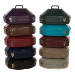 Hat Cans By Formco Red Stackable Western Hat Can 9 Hat Cans By Formco Red Stackable Western Hat Can -NRS World Sales 23107