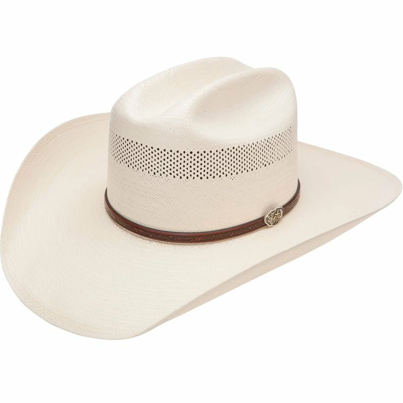 Resistol Resistol 10X Cross Tie Stran Smith Straw Cowboy Hat 3 Resistol Resistol 10X Cross Tie Stran Smith Straw Cowboy Hat