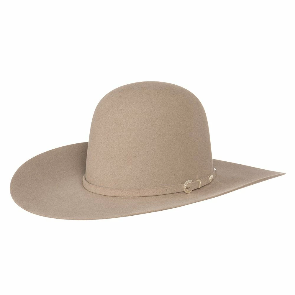 American Hats 40x Natural 4 /4in. Brim Felt Cowboy Hat - Image 2