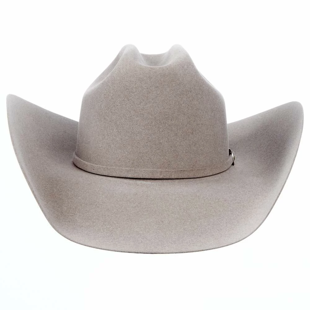 American Hats AHC 40X Rancher Crease Natural 4 1/2in. Brim Felt Cowboy Hat 4 American Hats AHC 40X Rancher Crease Natural 4 1/2in. Brim Felt Cowboy Hat - Image 2
