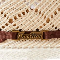 American Hats AHC 5050 Rancher Drilex 4 1/4in. Brim 2 Cord Chocolate Band Straw Cowboy Hat 8 American Hats AHC 5050 Rancher Drilex 4 1/4in. Brim 2 Cord Chocolate Band Straw Cowboy Hat -NRS World Sales 5050RC2CCHOC42 3