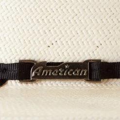 American Hats AHC 5604 2 Cord Black Band 4in. Brim Open Crown Straw Cowboy Hat -NRS World Sales 5604S2CBLK4 3