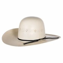 American Hats Fancy Vent Ivory Black 4-1/4in. Brim Round Oval Straw Cowboy Hat 11 American Hats Fancy Vent Ivory Black 4-1/4in. Brim Round Oval Straw Cowboy Hat -NRS World Sales 7200S2CBLK42RO 4