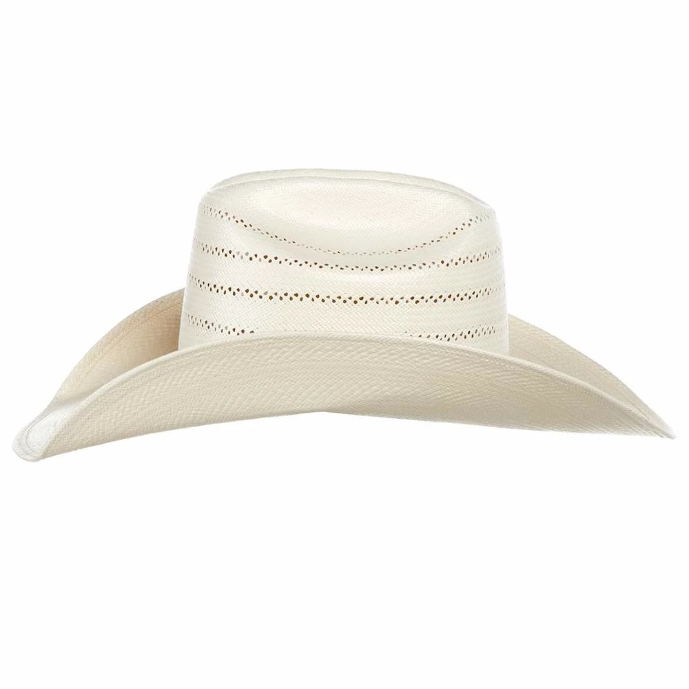 American Hats AHC 7410 Rancher Drilex Vented Solid Weave Fancy Ivory 4 1/4in. Brim Cowboy Hat - Image 3