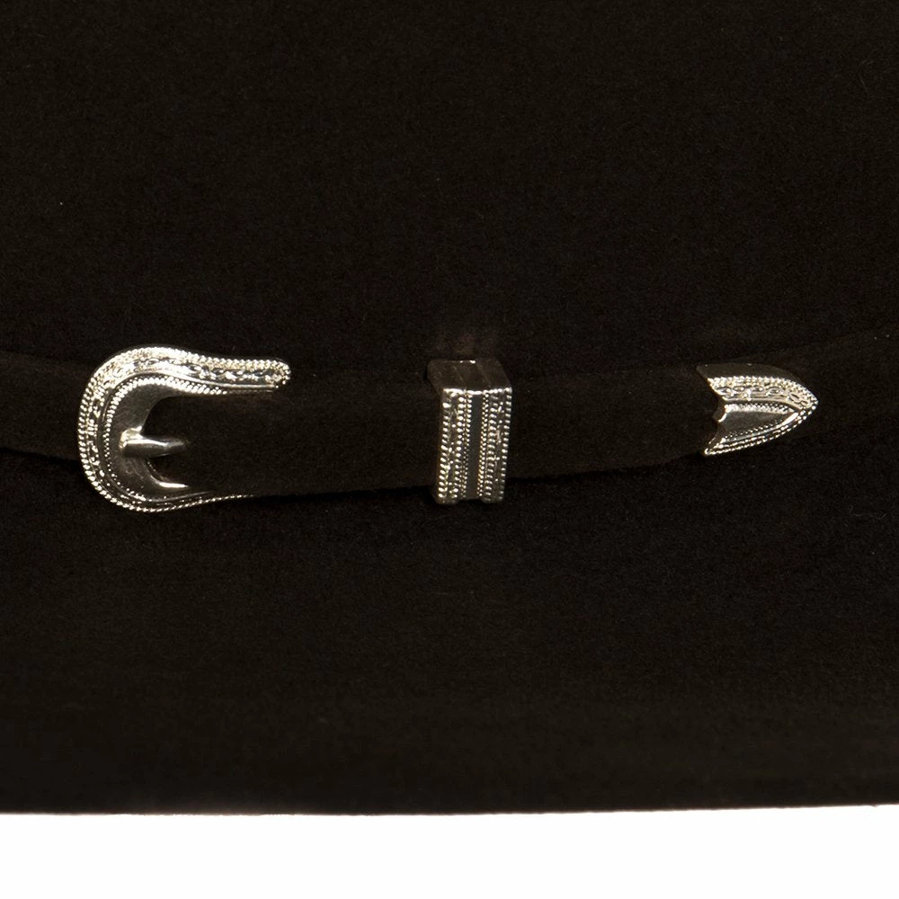 American Hats 7X Chocolate Open Crown 4-1/4 Brim Felt Cowboy Hat - Image 5