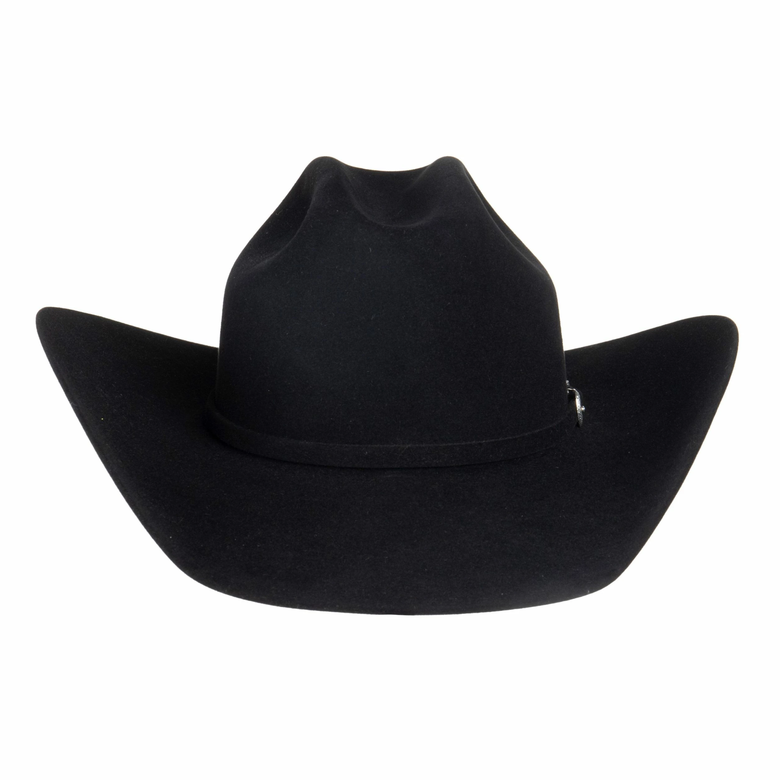 American Hats 7X Black Rancher Crease 4 1/4in. Brim Felt Cowboy Hat - Image 2