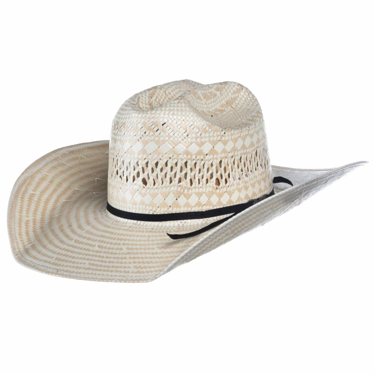 American Hats Natural Poli Rope 4-1/2in. Brim Straw Cowboy Hat 6 American Hats Natural Poli Rope 4-1/2in. Brim Straw Cowboy Hat - Image 4