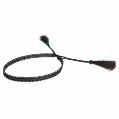 Austin Accent Inc. 5 Strand 2 Tassel Blue/Purple Hat Band