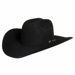 Stetson Hats 6X Skyline Black 4 1/4in Brim Pre-Creased Felt Cowboy Hat