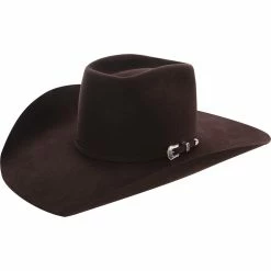 American Hats 10X Chocolate 4 /2in. Brim Open Crown Felt Cowboy Hat