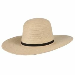Sunbody Hats 4 1/2in. Brim 5in. Open Crown Palm Leaf Cowboy Hat