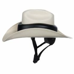 Resistol Ridesafe Straw Cowboy Hat 8 Resistol Ridesafe Straw Cowboy Hat -NRS World Sales HSRIDE 644481XS 2