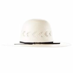 American Hats AHC JC4210 2 Cord Black Band 4 1/4in. Brim Open Crown Straw Cowboy Hat 9 American Hats AHC JC4210 2 Cord Black Band 4 1/4in. Brim Open Crown Straw Cowboy Hat -NRS World Sales JC4210S2CBLK42 2