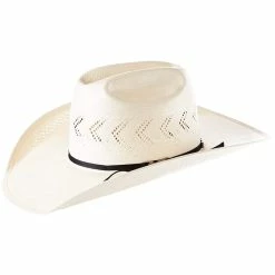 American Hats AHC JC4210 2 Cord Black Band 4 1/4in. Brim Open Crown Straw Cowboy Hat 11 American Hats AHC JC4210 2 Cord Black Band 4 1/4in. Brim Open Crown Straw Cowboy Hat -NRS World Sales JC4210S2CBLK42 4