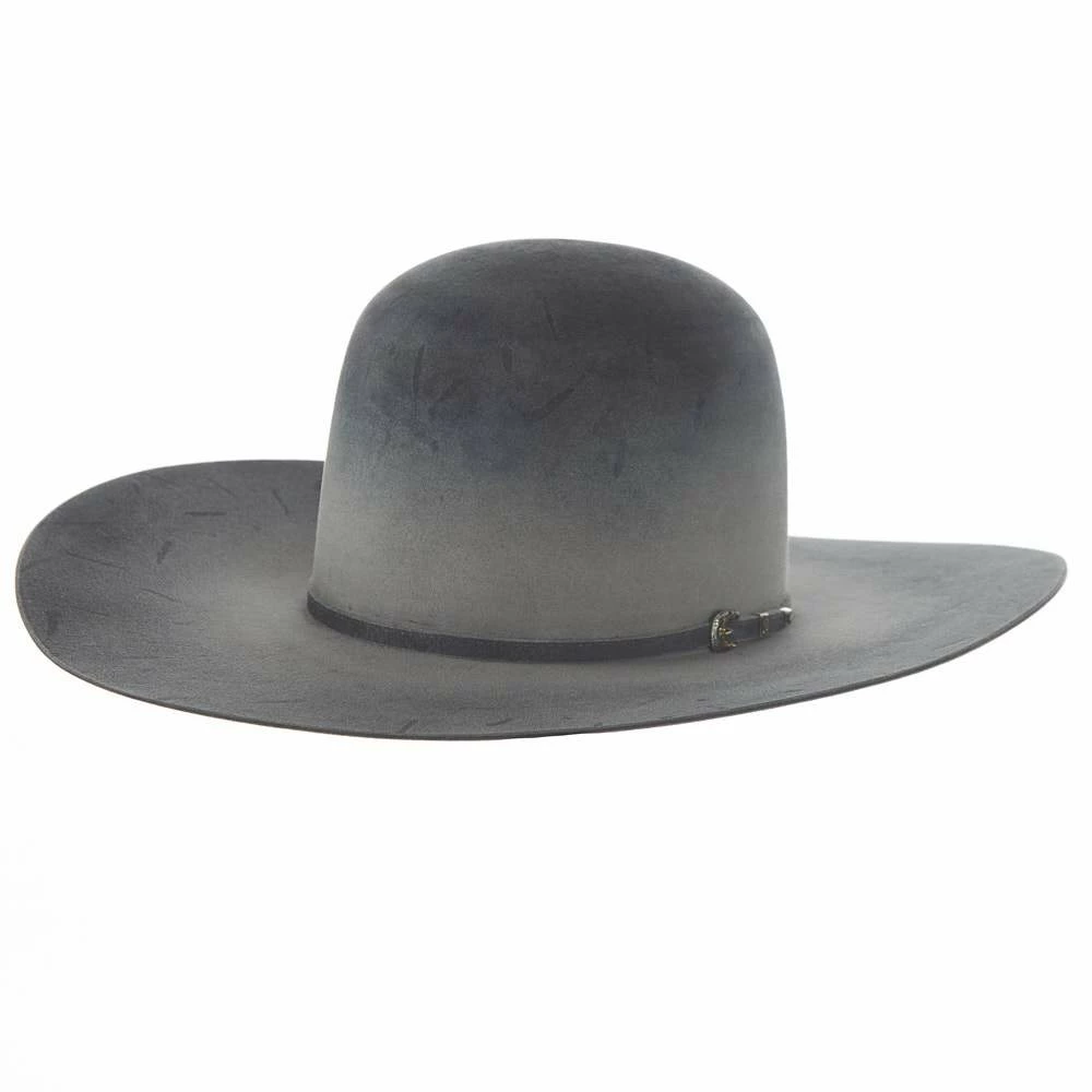 Jw Brooks Custom Hats 50X Blue Roan 4 1/2in. Brim Felt Cowboy Hat 4 Jw Brooks Custom Hats 50X Blue Roan 4 1/2in. Brim Felt Cowboy Hat - Image 2