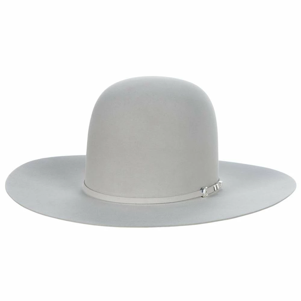 Resistol 40X Arena Silverbelly 4 1/4in. Brim Open Crown Felt Cowboy Hat 4 Resistol 40X Arena Silverbelly 4 1/4in. Brim Open Crown Felt Cowboy Hat - Image 2