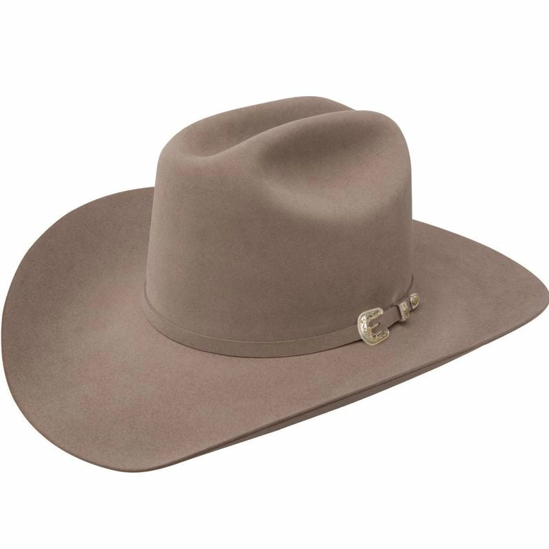 Resistol 20X Tarrant Natural Open Crown Felt Cowboy Hat - Image 2