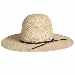 Rodeo King Jute Open Crown 4-1/2in. Brim Straw Cowboy Hat 6 Rodeo King Jute Open Crown 4-1/2in. Brim Straw Cowboy Hat -NRS World Sales RK2041 6