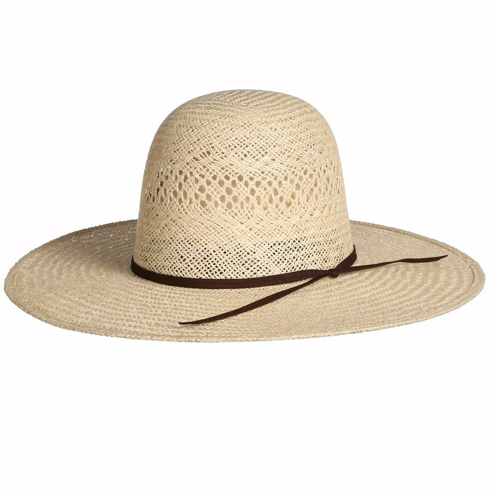 Rodeo King Jute Open Crown 4-1/2in. Brim Straw Cowboy Hat 4 Rodeo King Jute Open Crown 4-1/2in. Brim Straw Cowboy Hat - Image 3